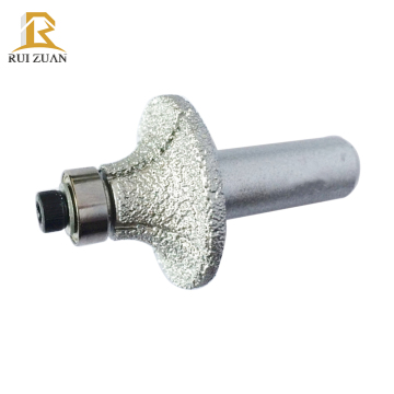 Brazed Quartz Stone Tools: Diamond Router Bits and Cutters