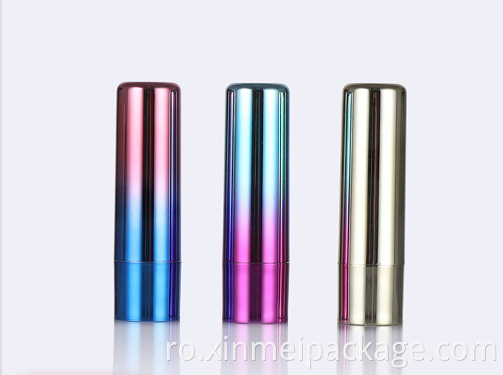 tub de balsam de buze metalizate metalized lip balm tube