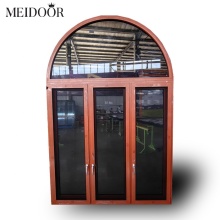 Custom Spanish Style Double and Triple Glazed Casement Windows with PVC Thermal Insulation for Special Shapes, Including Arched Windows