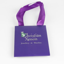 Printed Flat Handle Colored Mini Bulk Paper Bag