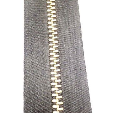 10 Inch brass separating zipper for luggage