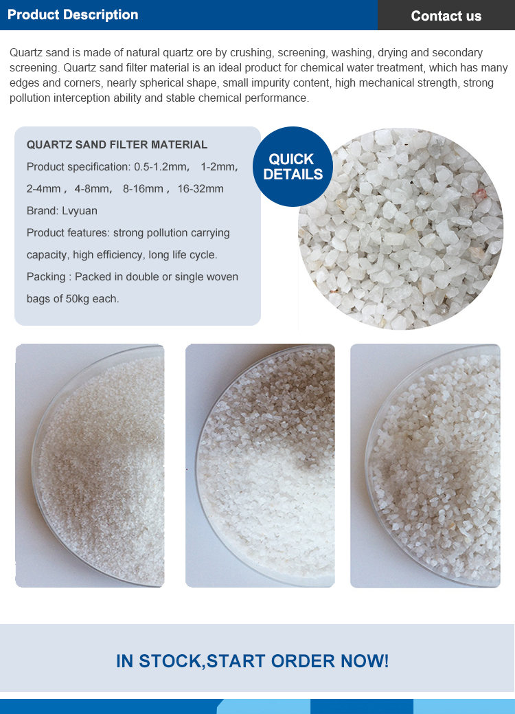 Lvyuan crystalline quartz sand quartz sand raw quartz sand suppliers