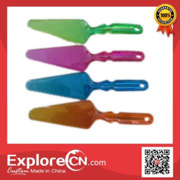 Customized colorful plastic party cake shovel