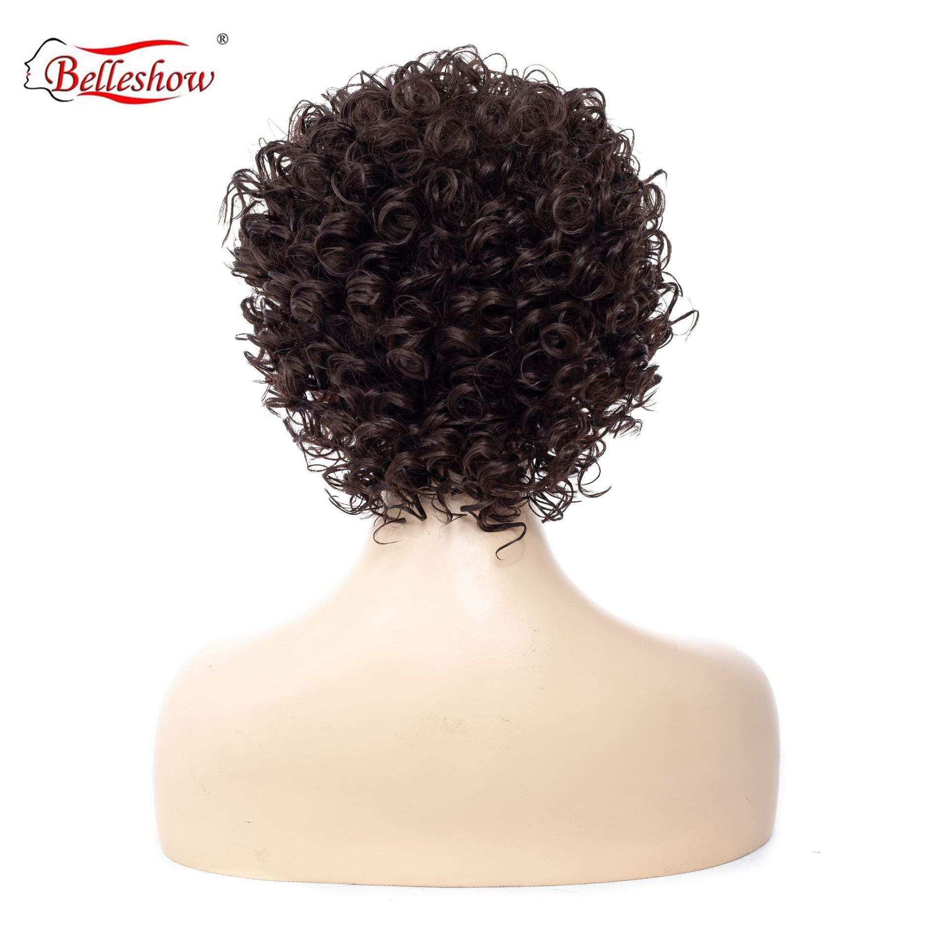 Hot sell wholesale cheap black wigs in Europe and America synthetic hair African lady short hair wig