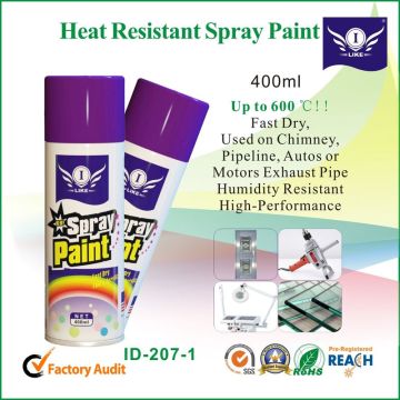 Silicone Resin Aerosol Spray Paints , Silver Color Waterproof