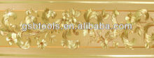 Golden Wallpaper Border 13.3cm