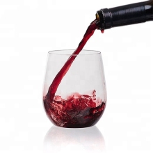 New Arrival! Factory Direct PET Stemless Wine Glasses for Parties