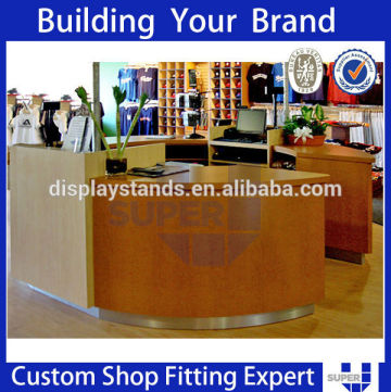 reception counter table,curved reception counter,photos counter reception