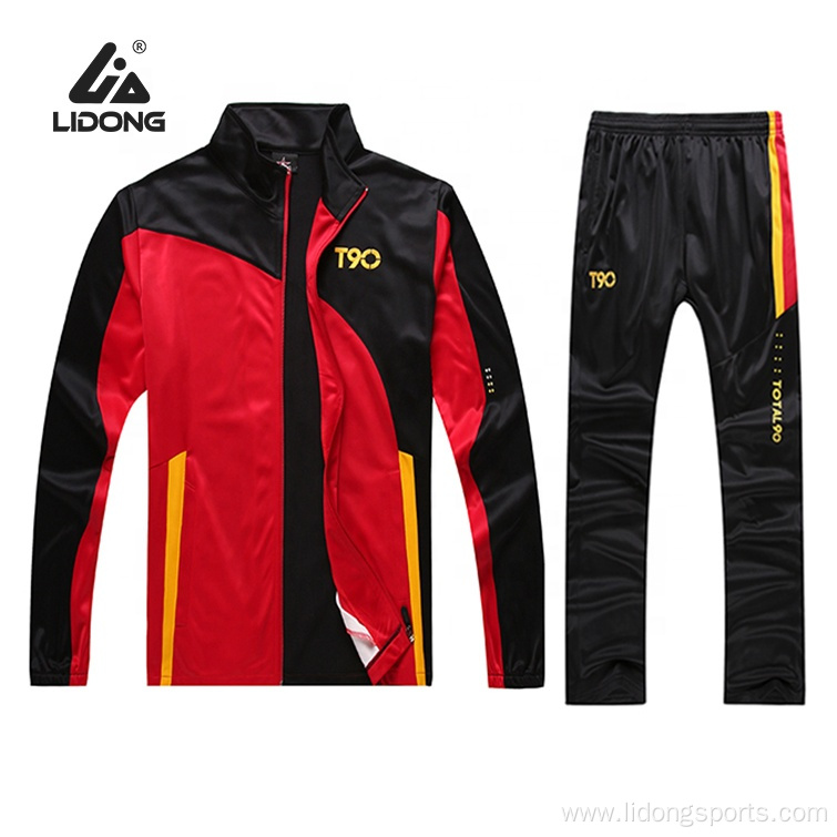 Custom Sports Men Training Jogging Jacket Plain Soccer