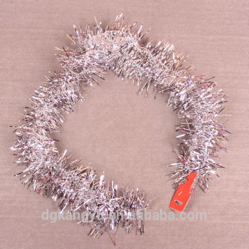 silver novelty pumpkin christmas decorations tinsel garland