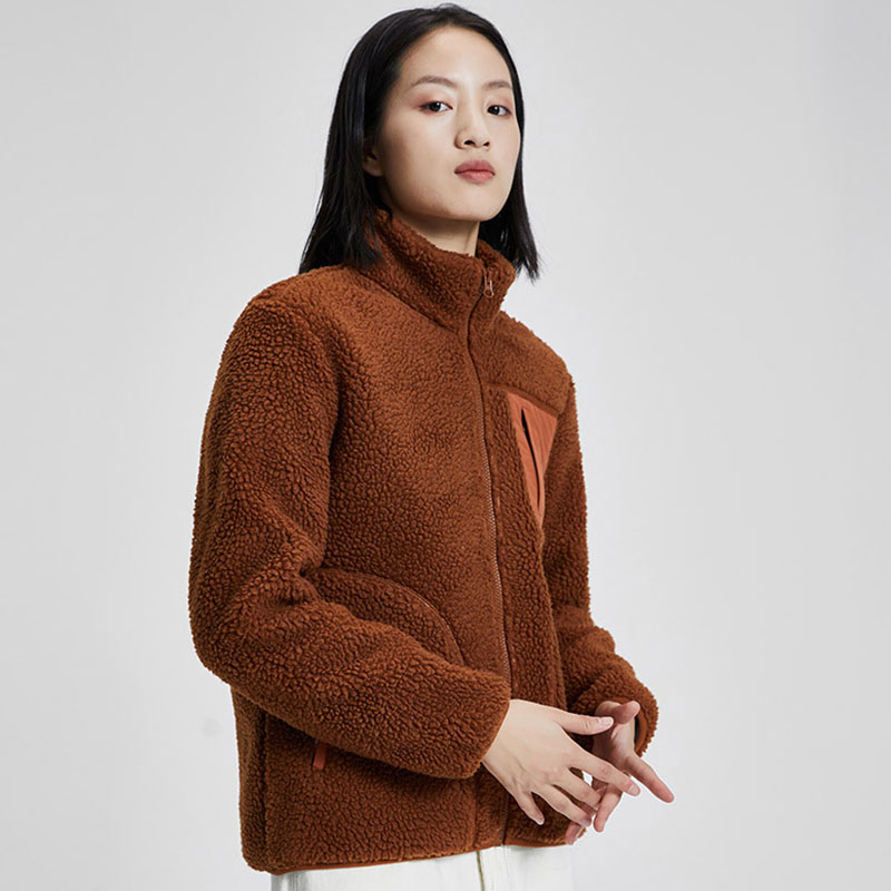 새로운 스타일 Berber Fleece Unisex 승마 의류 겨울 여자 지퍼 재킷