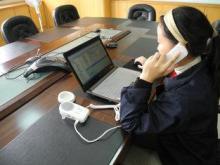 USB Volume Control Knob VoIP Skype Phone with LED display f