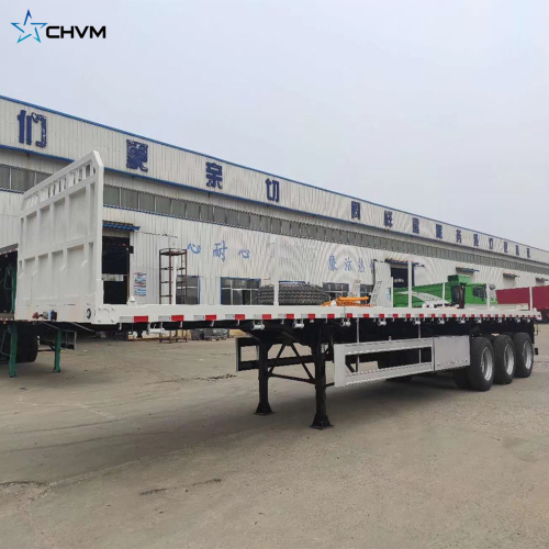 3 Axles 20ft 40ft Container Platform Flatbed