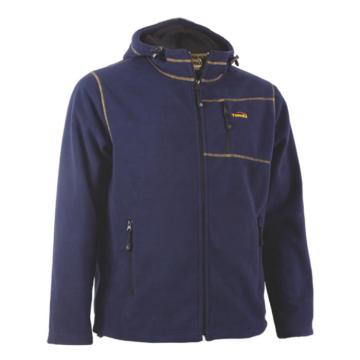 Fleece windjack met capuchon