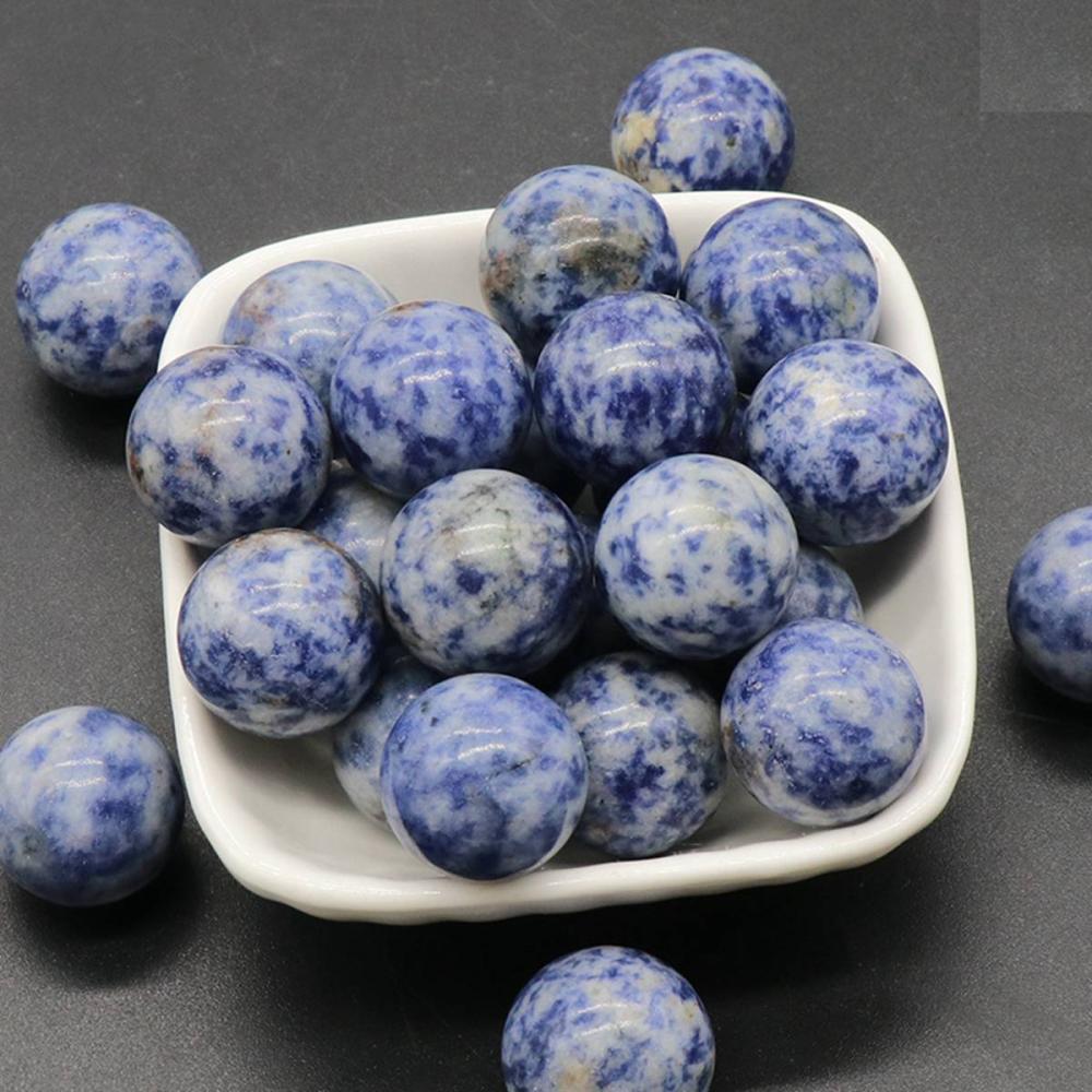 Boules et sphères de chakra de sodalite de 12 mm pour l&#39;équilibre de la méditation