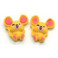 Super mignon deux tailles Miniature dos plat résine souris charmes Kawaii artisanat vente chaude Slime faisant des accessoires