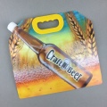 Reusable Plastic Custom Stand-Up Spout Pouch For Beer