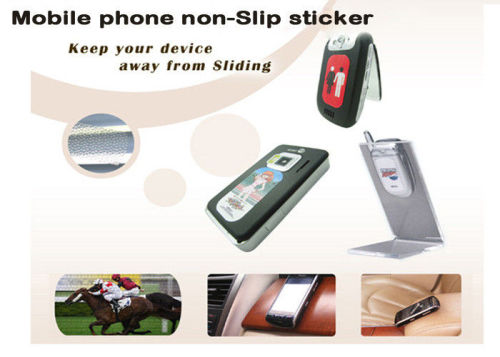 Custom / Oem Washable And Reusable, Silicon Off Setting Printing Non Slip Phone Sticker