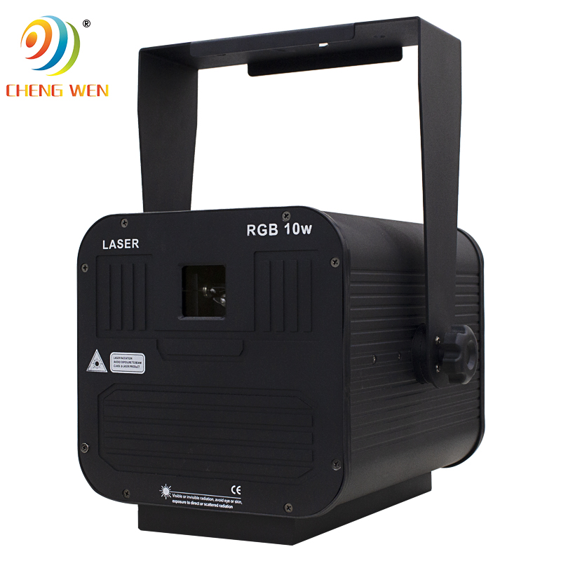 10 W pełny kolor RGB Laser Light DJ