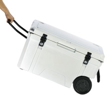 Lldpe 65QT Large Insulated Food Storage Trolley Cooler Box