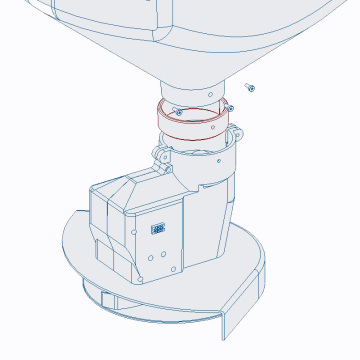 Drone granuler spridningssystem