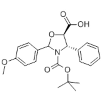 Ácido (4S, 5R) -3-terc-butoxicarbonil-2- (4-anisil) -4-fenil-5-oxazolidinocarboxílico CAS 196404-55-4