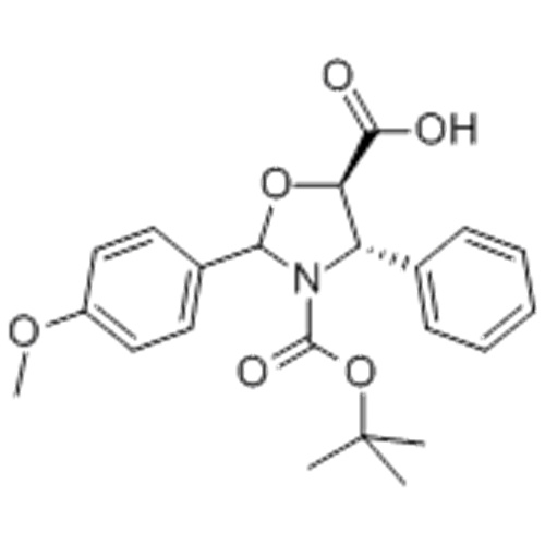 Acide (4S, 5R) -3-tert-butoxycarbony-2- (4-anisy) -4-phényl-5-oxazolidinecarboxylique CAS 196404-55-4