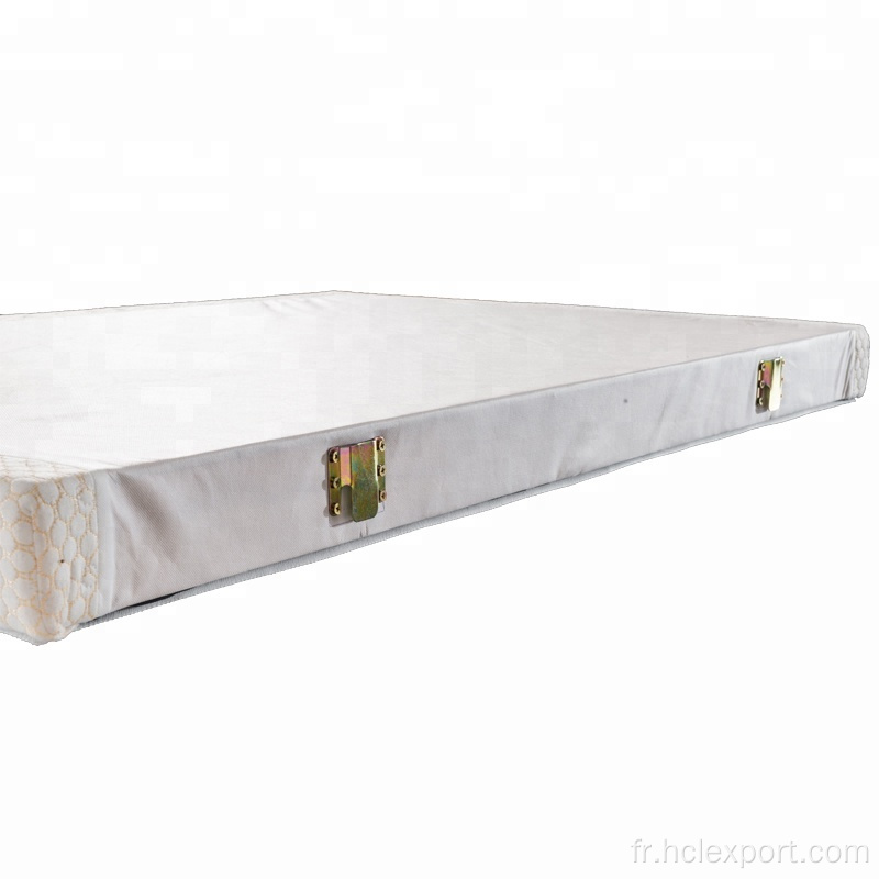 Cadre de base de lit pliable à double pliage en bois