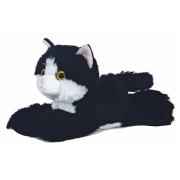 new design stuffed black cat 20cm