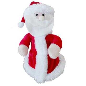 18CM MUSICAL SANTA CLAUS XMAS DECORATION