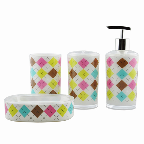 espesor doble baño plástico PS set artículos de baño