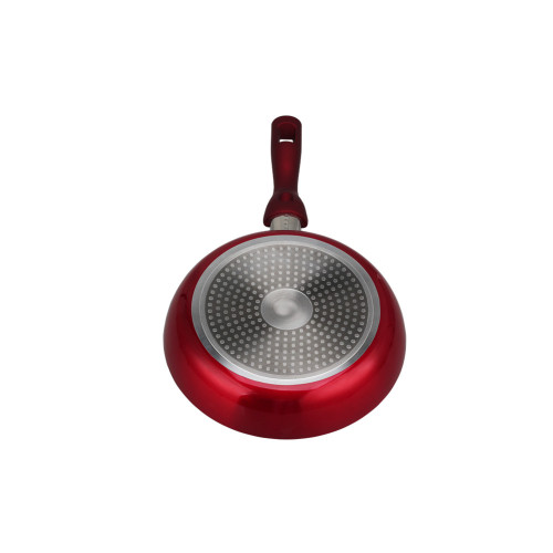 Red color Nonstick Frying pan with Lid Small