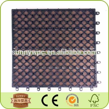 interlocking wpc flooring tiles