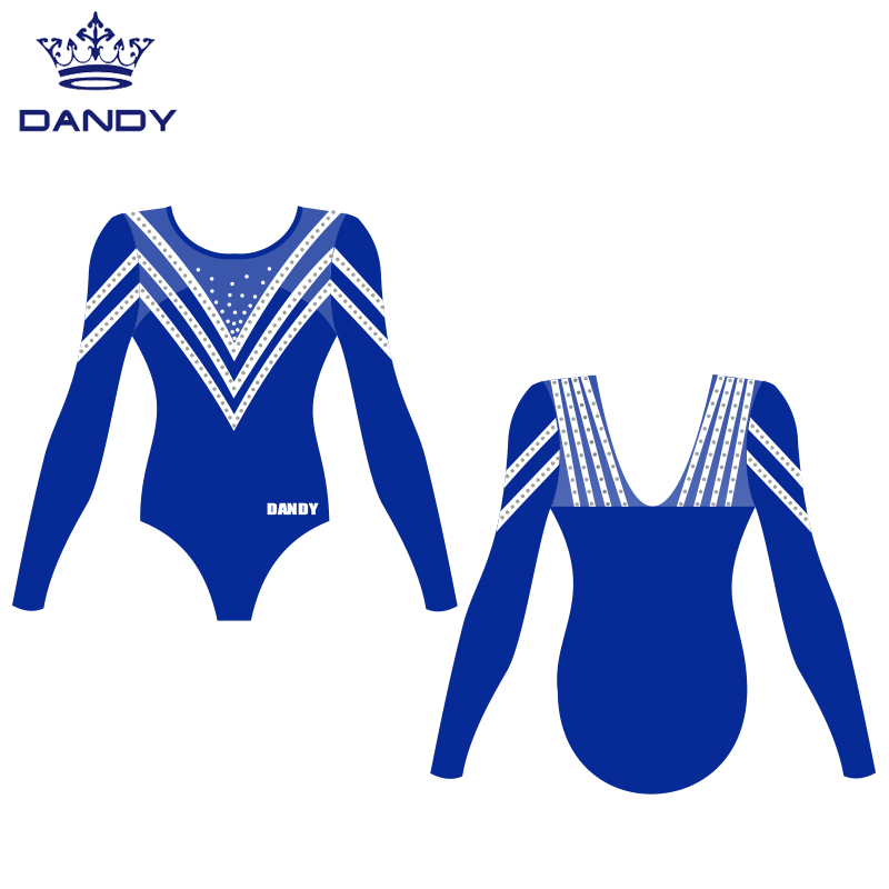 Leotardos de gimnasia rítmica de diseño de moda