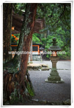 Delicate large Japanese style stone lantern