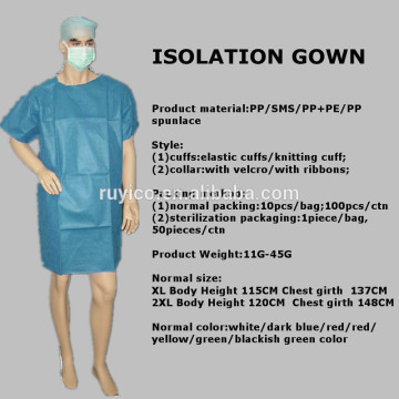 disposable hospital patient gown