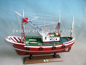 Fishing ship model / 45cm length /wooden boat model