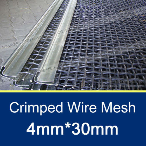 4mm Crimped Wire Mesh For Mine 30mm Mesh