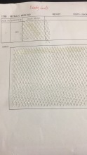 100%Polyester Metallic Mesh Fabrics