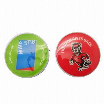 Audio MP3 Player Badge with Clip