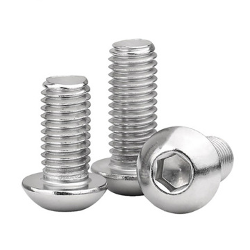 Stainless Steel Socket Hexagon Round Head Screw ISO7380