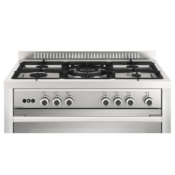 5 Burner Gas Range Oven Glem Italia