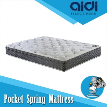 Ventilated Memory Foam Topper Mattress, Convoluted Foam Pocket Spring King Coil Mattress