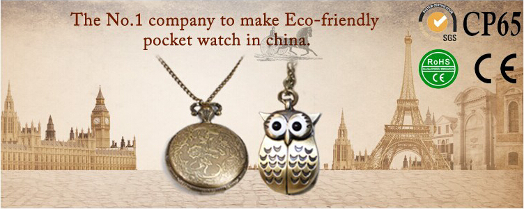 China pocket watch machine manufacturer fashion watch empty pocket watch