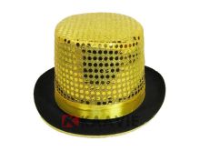 jazz magic gold sparkly bling sequins party hat