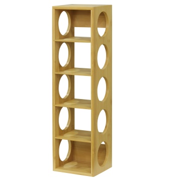 Natural Organic Bamboo Stackable Wine Rack: Eco-Friendly & Modern Design