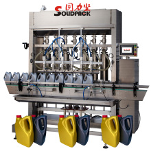 SolidPack Automatic Engine Oil Filling Machine - 4/6/8/10 Heads