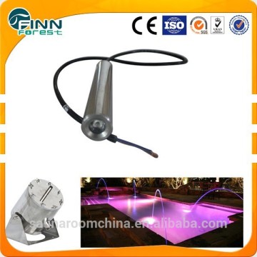 3w led laminar jet water fountain stainless steel 304 water jet light