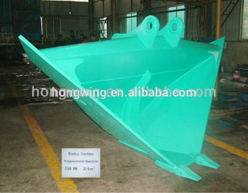 excavator bucket weights trapezoidal bucket