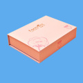 Lyxuttryckt rosa magnetbox Anpassad logotyp